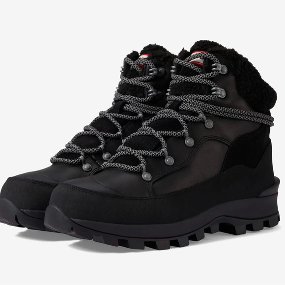 Hunter | Shoes | Womans Hunter Explorer Mid Lace Leather Boot Size